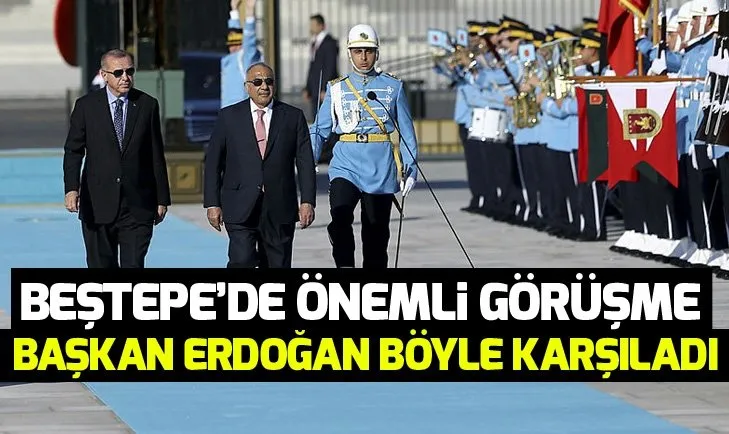 Başkan Erdoğan, Irak Başbakanı Abdulmehdiyi resmi törenle karşıladı