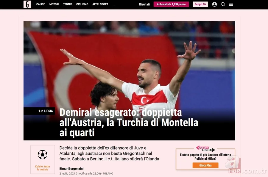 Dünya 'Bizim Çocuklar'ı konuşuyor! İşte Avusturya zaferinin manşetleri 17