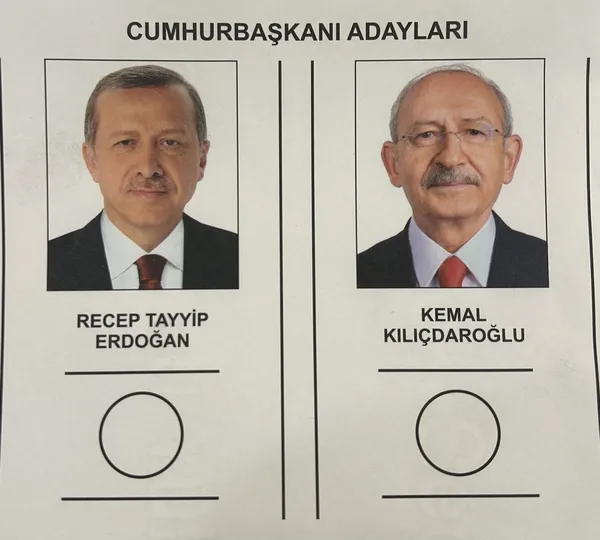 İşte 2. tur Cumhurbaşkanlığı seçiminde kullanılacak oy pusulası örneği