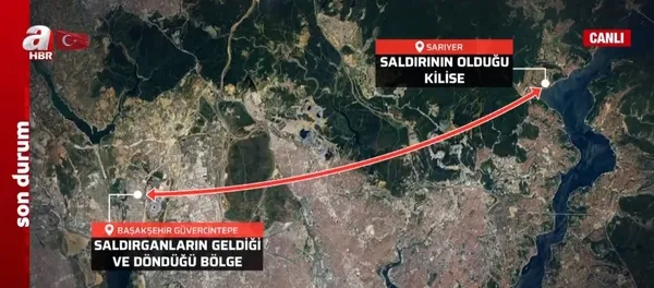 Kilise saldırısında yeni görüntüler ortaya çıktı! Kurbana kapıyı böyle açmışlar! Saldırıda dikkat çeken Balat detayı...