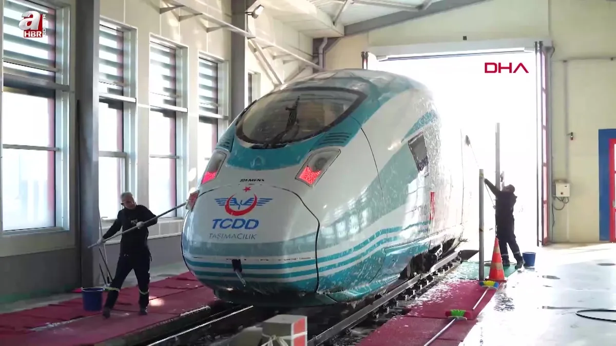 Yüksek Hızlı Trenlerde bayram temizliği