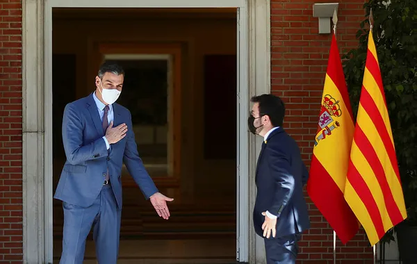 İspanya’da kritik görüşme: İspanya Başbakanı Sanchez Katalonya liderini ağırladı