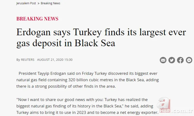 Karadeniz'de büyük keşif! Dünya basını Başkan Erdoğan'ın müjdesini böyle gördü 8