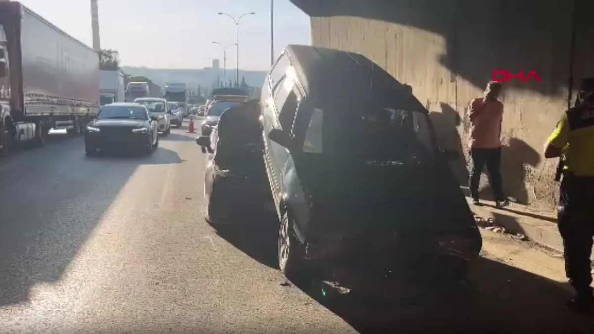 Anadolu Otoyolu'nda zincirleme kaza: Trafik normale döndü