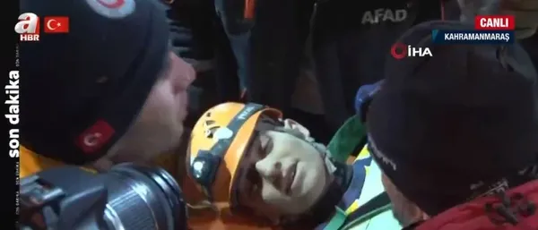 Kahramanmaraş’ta Kamilcan Ağdaş enkaz altından sağ kurtarıldı - 1