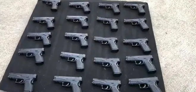 TEM'de 20 ruhsatsız tabanca ele geçirildi