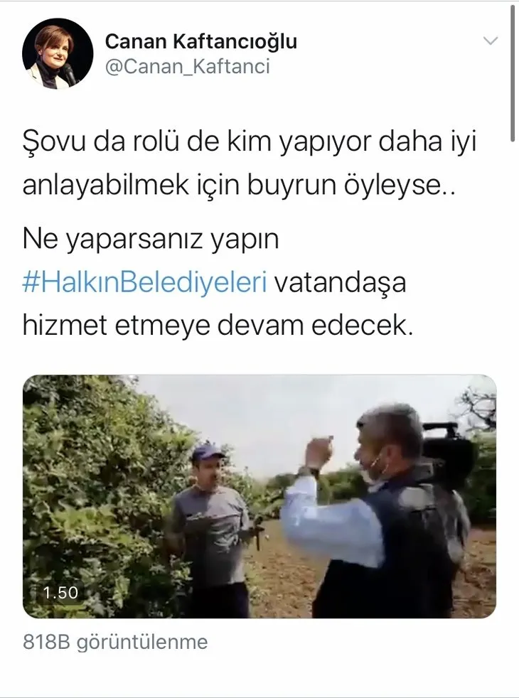 CHP'li Canan Kaftancıoğlu'nun paylaştığı kurgu görüntülerin çekimini yapan Mahmut Dölek bakın kim çıktı!