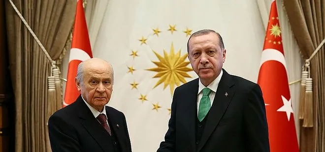 Son dakika: Başkan Erdoğan Bahçeli’yi kabul etti