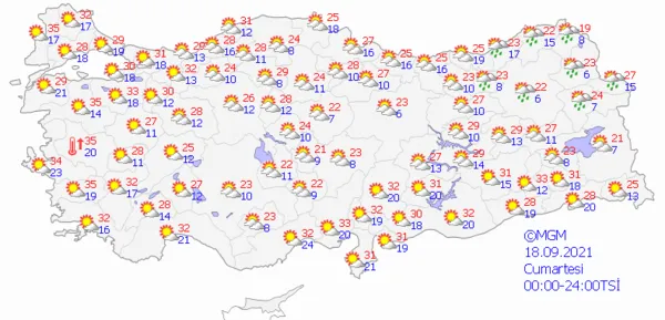 1631543566643.png Meteoroloji'den İstanbul dahil çok sayıda ile son dakika sağanak yağış uyarısı! İstanbul Ankara İzmir'de bu hafta hava durumu nasıl olacak? - 7