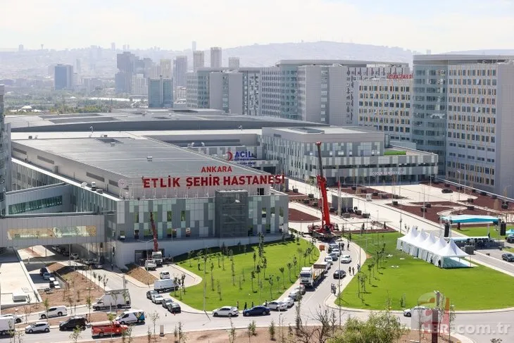 İşte Etlik Şehir Hastanesi’nin özellikleri ve iç görüntüleri! Türkiye’nin en büyük şehir hastanesi