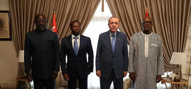 Başkan Erdoğan’ın 3 Afrika ülkesi lideriyle yaptığı görüşmenin ardından Cumhurbaşkanlığından açıklama