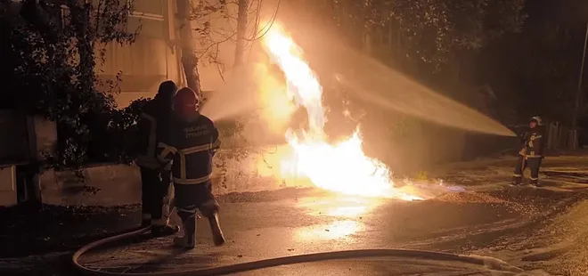 Doğalgaz patlaması yürekleri ağza getirdi!