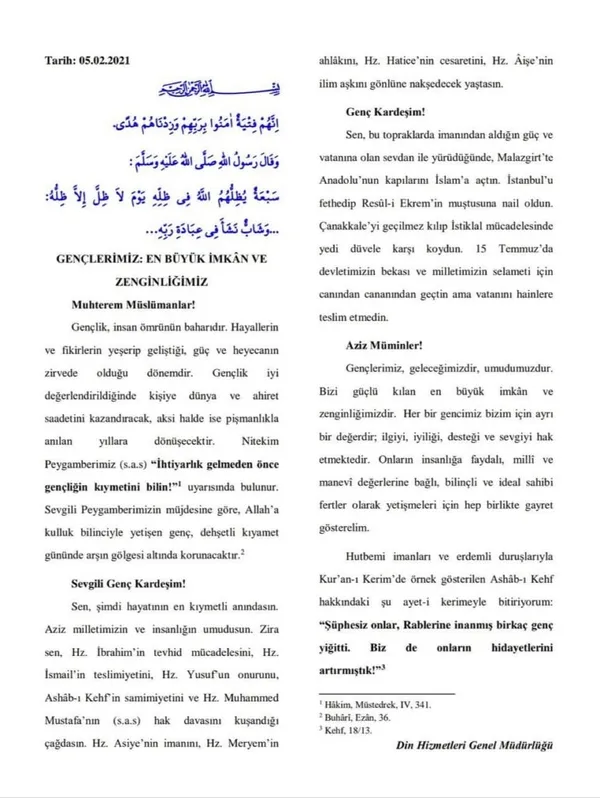 CHP’li Ekrem İmamoğlu’na Cuma hutbesi tepkisi! Anlamak mümkün değil