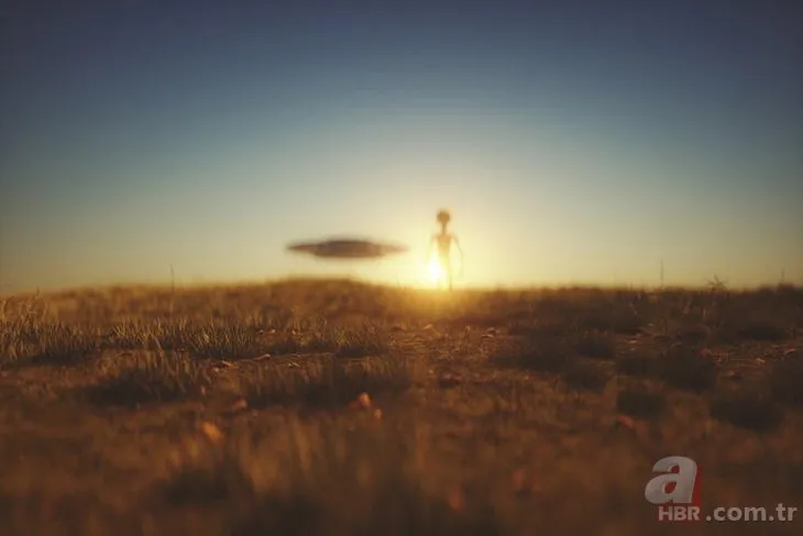 UFO ile ilgili gerçek görüntüler ortaya çıktı! Dünyayı alt üst eden olay