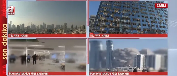 Tel Aviv’e füze yağdı... Katil İsrail’de büyük yıkım! A Haber’de çarpıcı sözler: ’Demir Kubbe’ efsanesi kestane oldu