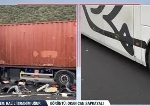 A Haber 7 kişinin öldüğü kaza bölgesinde