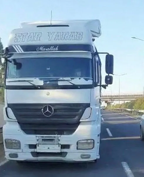 Şanlıurfa’da trafik polisi fark etti! TIR sürücüsünden plaka oyunu - 1