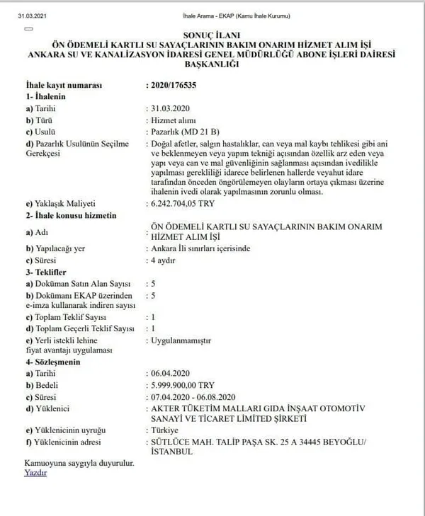 Bu mu şeffaf belediyecilik? Ankara Büyükşehir’de milyonluk ihale 11 günlük şirkete verildi