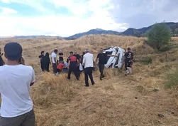 Bingöl'de feci kaza! Otomobil şarampole yuvarlandı: 4 yaralı