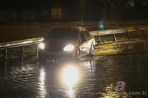 İstanbul'da beklenen yağış başladı 8