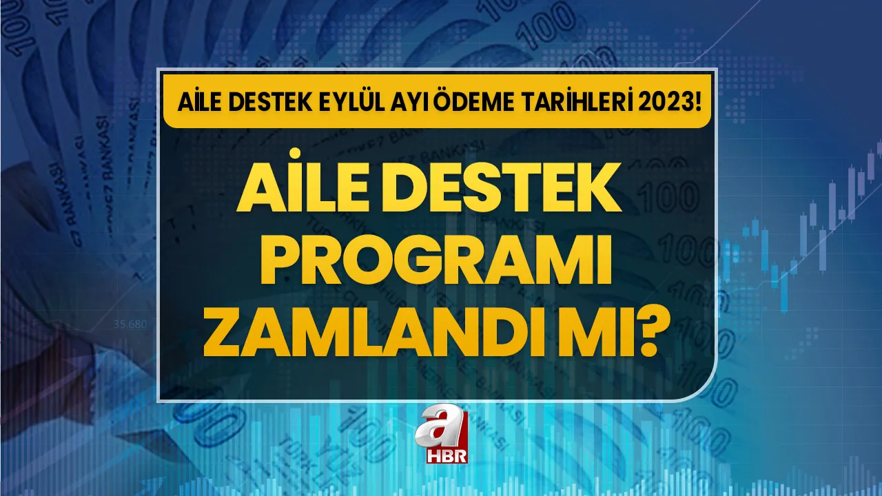 AİLE DESTEK ÖDEMESİ BAŞVURU EKRANI | Aile destek zam geldi mi 2023- 2024? Aile Destek Programı nedir? Eylül ayı ödeme tarihi...