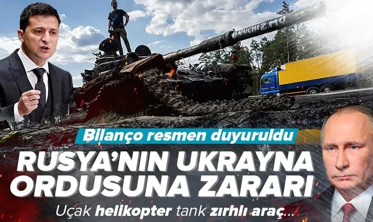 İşte Rusya’nın Ukrayna ordusuna verdiği zarar
