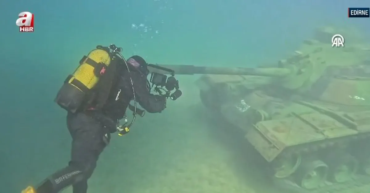 Saros Körfezi'ne 45 tonluk tank batırıldı!