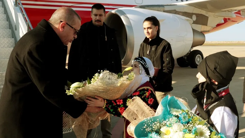 Cumhurbaşkanı Erdoğan Ordu'da coşkuyla karşılandı