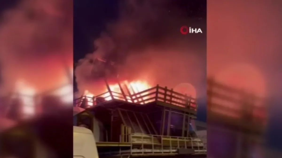 Avcılar'da facia! İş yeri yangınında tüp patladı