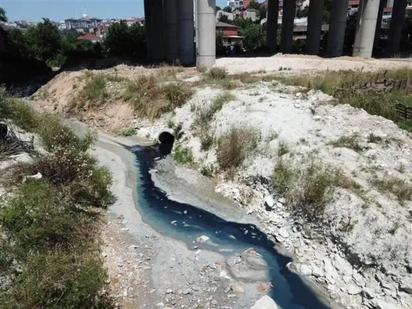 Bakanlık olaya el koydu! Arnavutköy'deki Şamlar Gölü'ne oluk oluk zehir akıttılar - 1