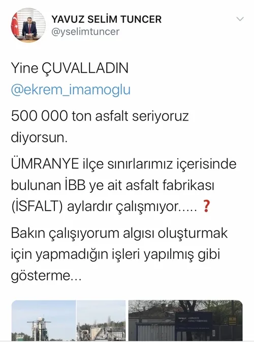 Siyasiler ve gazetecilerden Ekrem İmamoğlu’nun ’’Tüm yolların bakım ve onarımı gerçekleştirdik’’ iddiasına yalanlama