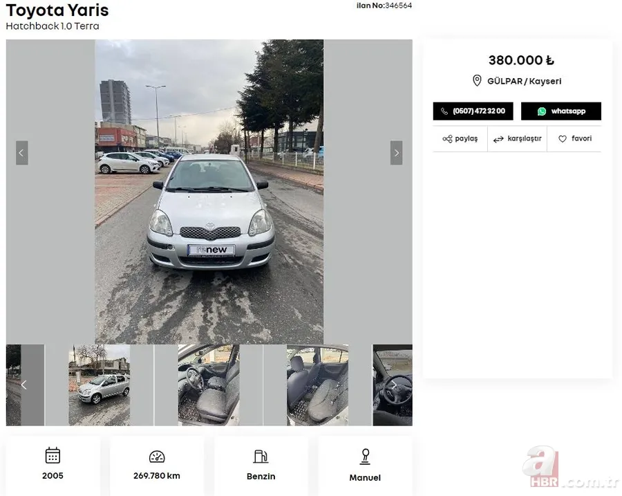 500 bin TL'si olana garantili ikinci el araç! Hyundai, Fiat, Peugeot, Renault, Ford, Citroen, Volkswagen mollerinin fiyatı ne kadar? 17