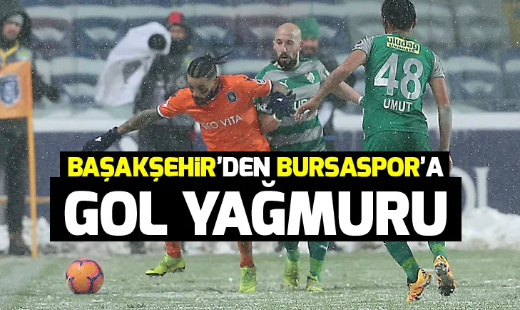 Başakşehir, Bursasporu 3-0 yendi
