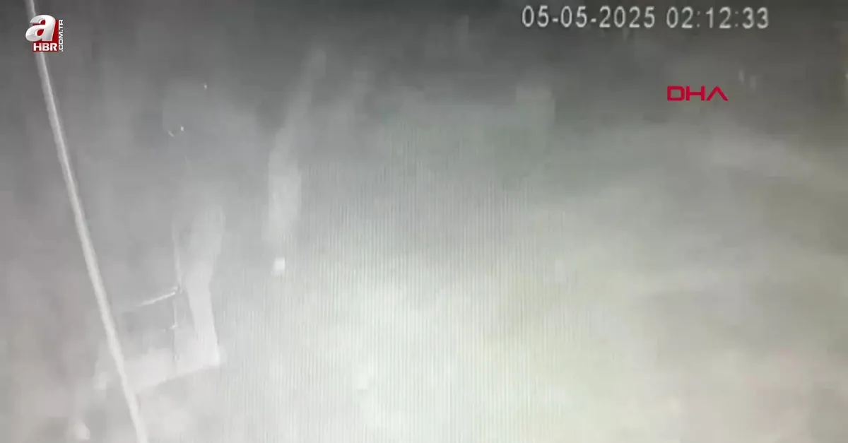 Konya'da patlama anı kamerada