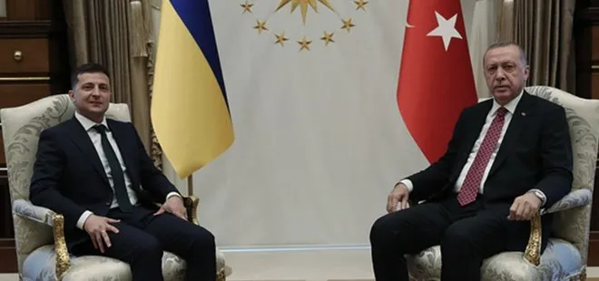 Son dakika: Başkan Erdoğan Ukrayna Cumhurbaşkanı Zelenskiy ile görüştü