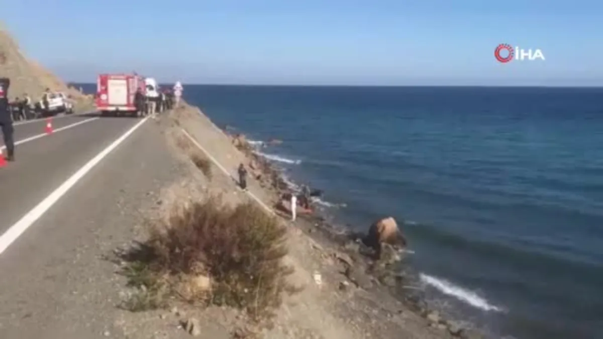 Tekirdağ'da Şarköy'de motosikletli denize düştü