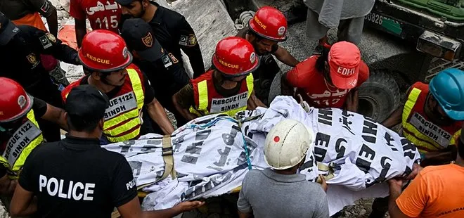 Pakistan’da bina çöktü: Ölü sayısı 27’ye yükseldi