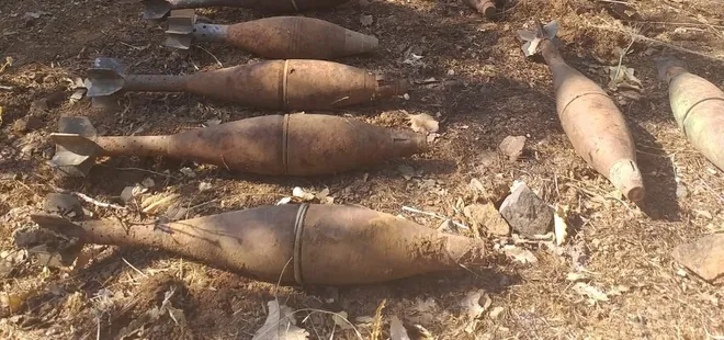 31 adet havan mühimmatı imha edildi