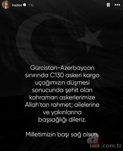 Başımız sağ olsun! Ünlülerden şehit olan askerlerimiz için taziye mesajları 13