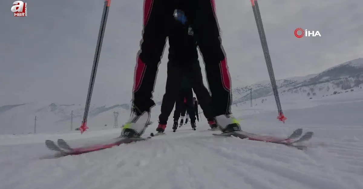 Kar ve ayaz altında şampiyonluk mesaisi