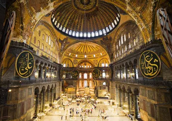 Ayasofya'da tarihi anlar!