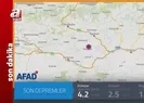 Erzincanda 4,2 büyüklüğünde deprem!