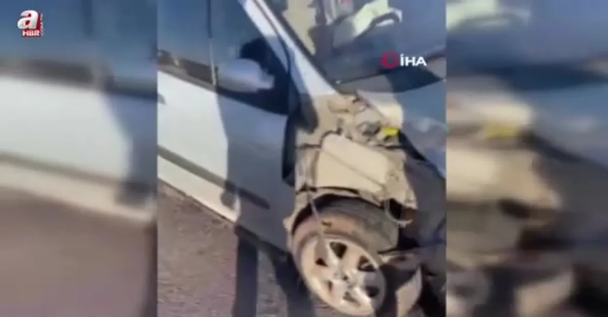 Otomobiller çarpıştı: 6 yaralı