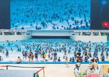 Çin usulü tatil böyle oluyor