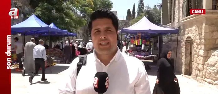Bayram öncesi Mescid-i Aksa'da son cuma namazı | A Haber Kudüs'te! İşte sokaklarda son durum - 1