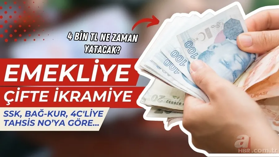 Emeklilere çifte ikramiye fırsatı! SSK, BAĞ-KUR, 4C'liye Meclis sonrası jet hızıyla yatacak! Tahsis No'ya göre... 1