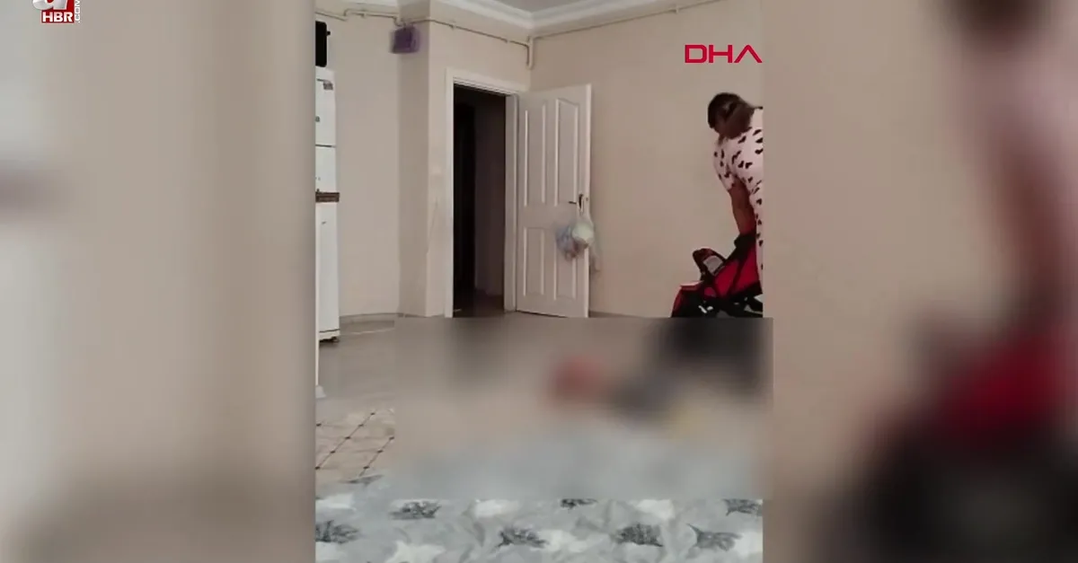 Bakıcı çocuğa dehşeti yaşattı
