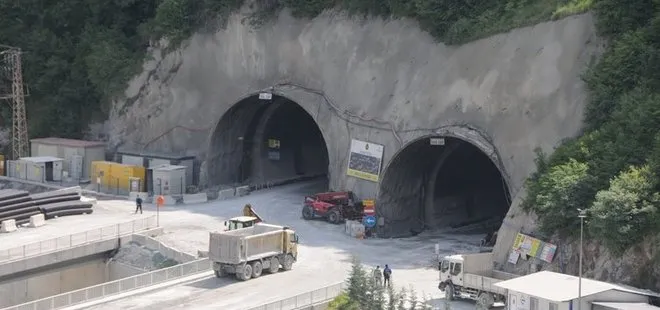 O mesafe 40 dakikaya düşecek! Avrupa’nın en uzun yolu Zigana Tüneli’nde son adım