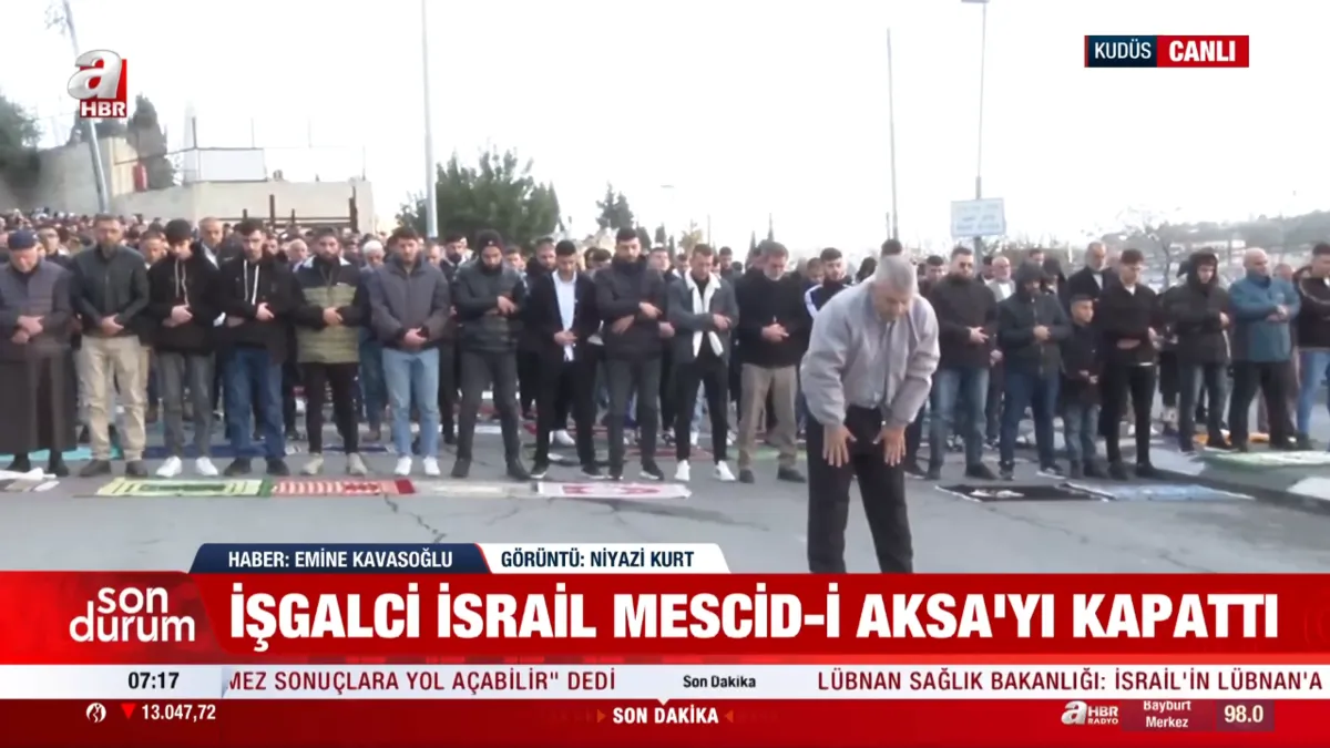 İsrail'den tarihi zulüm! 839 yıl sonra bir ilk: Mescid-i Aksa'ya bayramda kilit vuruldu
