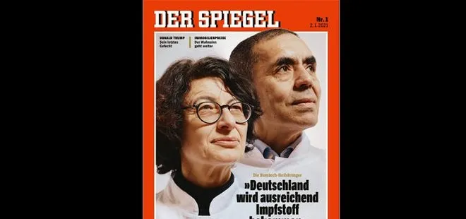 Dünya bunu konuşuyor! Özlem Türeci ve Uğur Şahin Der Spiegel’in kapağında